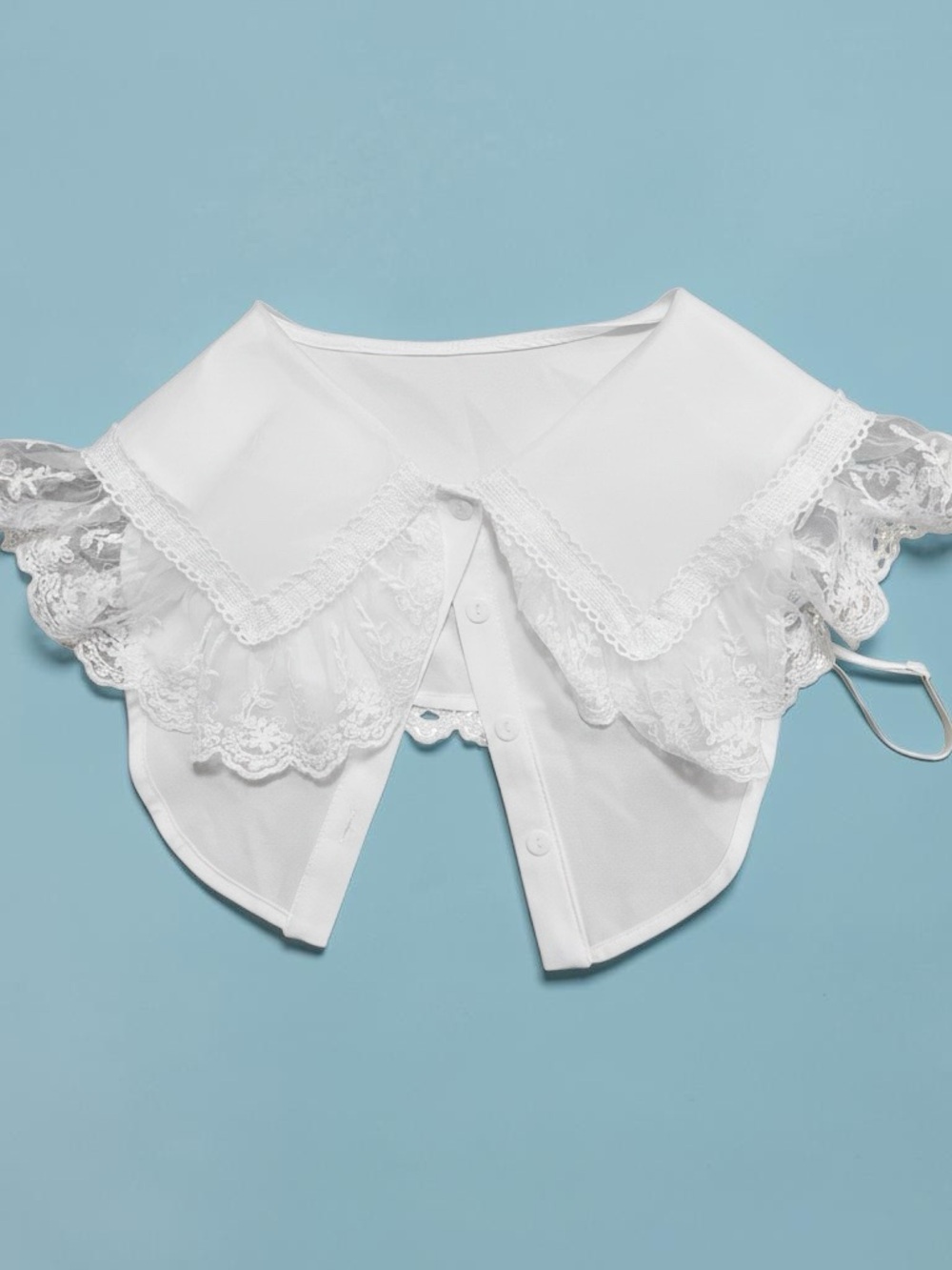 Classic White Lace Detachable Collar